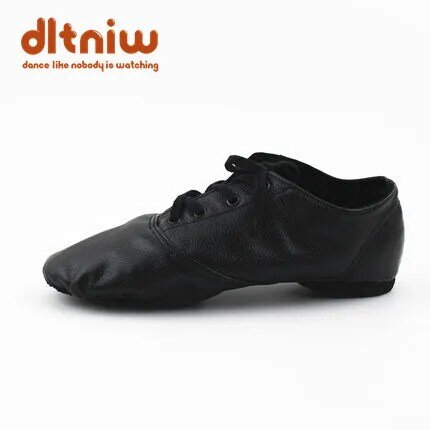 Chaussures de danse jazz en cuir PU pour femmes, bottes à lacets pour adultes, chaussures de yoga souples et légères
