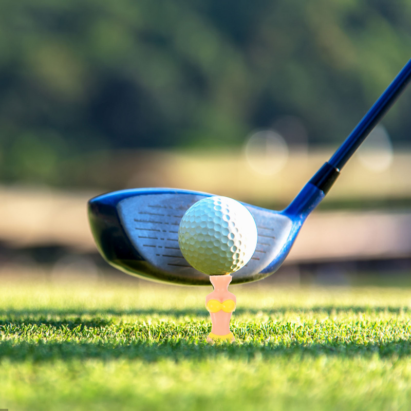 Golf IkLady Bikini en forme de tees de golf, épingle en plastique, tees de golf, accessoires de golf, 10 pièces
