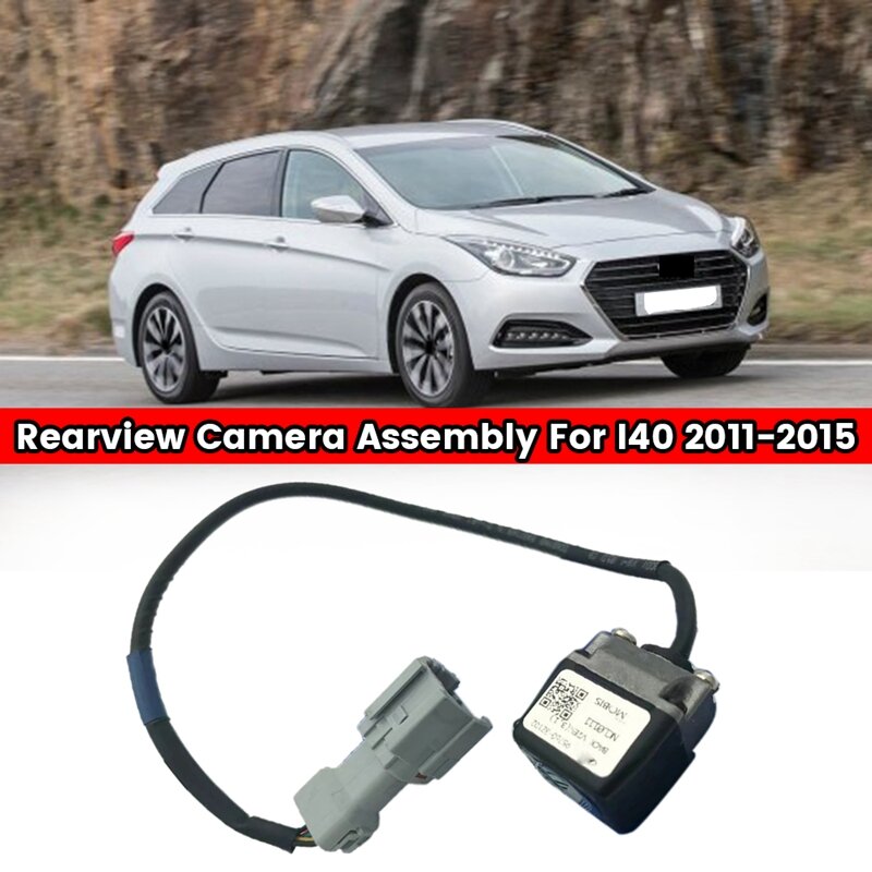 Cámara de visión trasera para coche, montaje de cámara de visión trasera para Hyundai I40 2011-2015 95760-3Z102