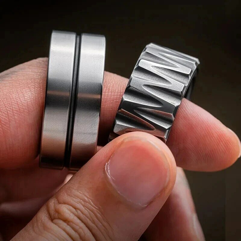 Lautie Monteur Ring Paragraaf Fidget Spinner Vingertop Gyro Ratel Magnetische Metalen Volwassen Anti Stress Speelgoed Bureau Edc