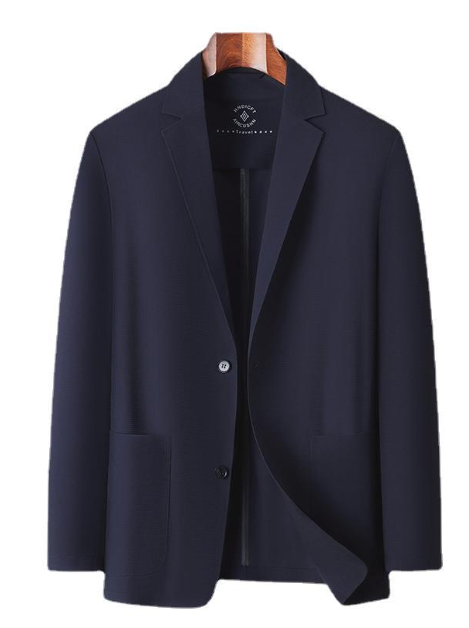 Setelan pakaian sutra es pria, blazer ukuran 4XL tahan lama menyerap keringat kulit lembut tipis kain sutra kualitas tinggi