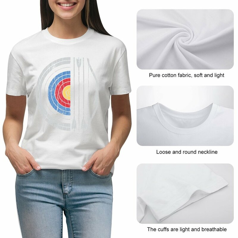 Рубашка для стрельбы из лука для мужчин женщин мальчиков девочек детей Подарки любимым лук футболка с коротким рукавом облегающие рубашки для женщин