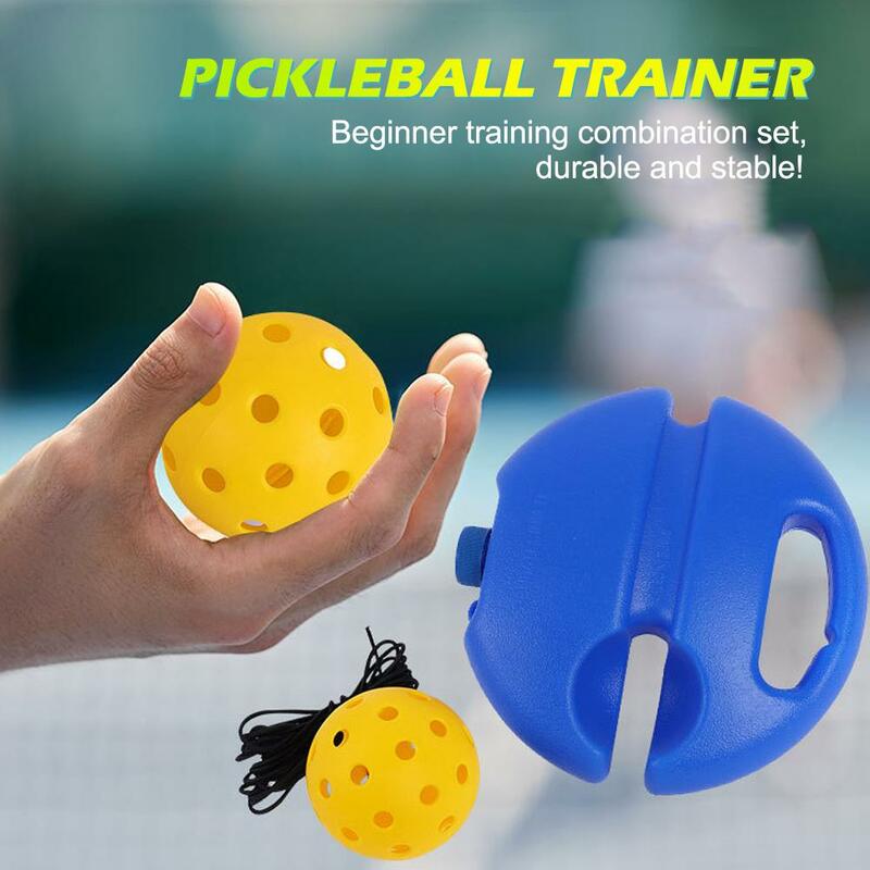 Pickleball Trainer Met Pickleball Baseboard Indoor Outdoor Pickleball Training Tool Voor Het Oefenen Van Kinderen Volwassen Single Player
