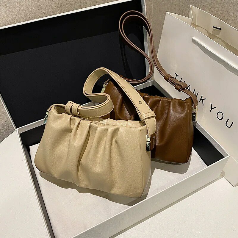 Nieuwe Mode Schoudertas Dames Veelzijdige Onderarmtas Minimalistische Stijl Dames Handtas Messenger Bag