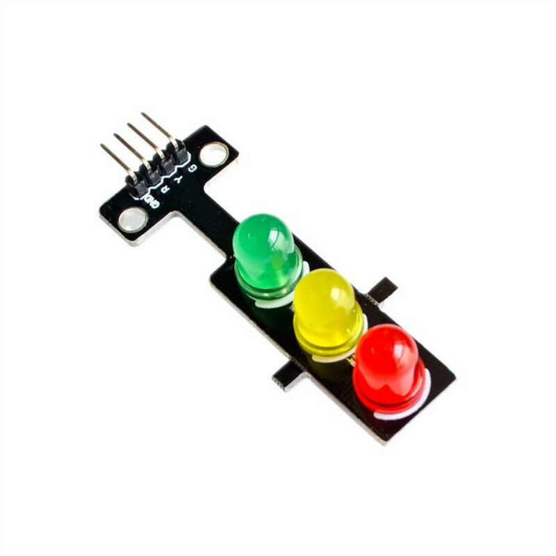 وحدة مصباح إشارة المرور LED لاردوينو ، أحمر ، أخضر ، أصفر ، باعث للضوء ، 5 فولت