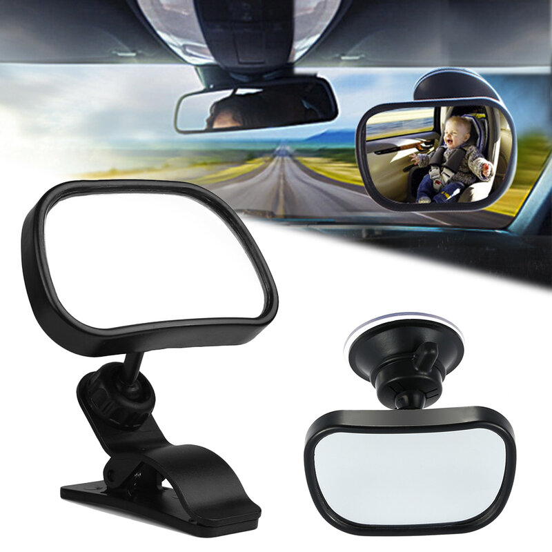 Регулируемое детское автомобильное зеркало для заднего сиденья, безопасный вид, вид сзади, интерьер автомобиля, радионяня, задние безопасные сиденья, зеркало заднего вида