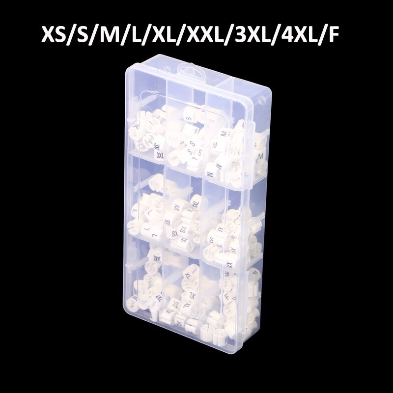 Kit surtido de marcadores de tamaño de percha de plástico, 820 piezas, colgador de codificación de colores Xxs-4xl, etiquetas de tamaños, marcador para perchas de alambre, ropa