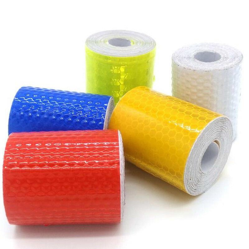 5cmx3m Warning Tape Stickers Reflective Tape for Car Wheel Safety Reflector Strap Self-adhesive Bike Car Stickers Accessories