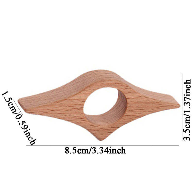 Wooden Thumb Bookmark One Hand Reading Thumb Book Holder Adults Kids Student Fast Reading Tools Portable Ring Page Holders