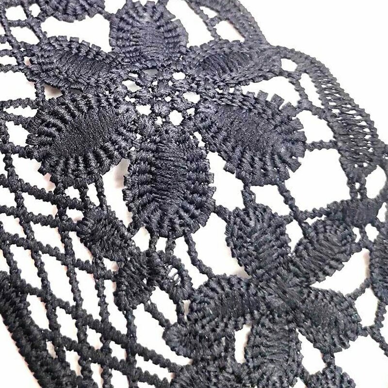 Flower Embroidery Fake Collar Detachable Hollow Lace Collor Shirts Decor Sewing Collar Soft Patch DIY Clothing Accessories