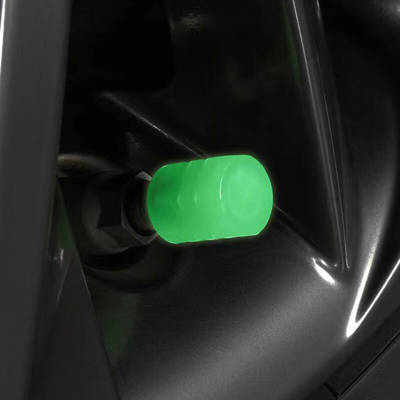 Колпачок клапана шины популярный портативный автомобиль с розыгрышем 10 г колпачок от пыли колеса автомобиля Блестящий светящийся пластиковый 4 шт.