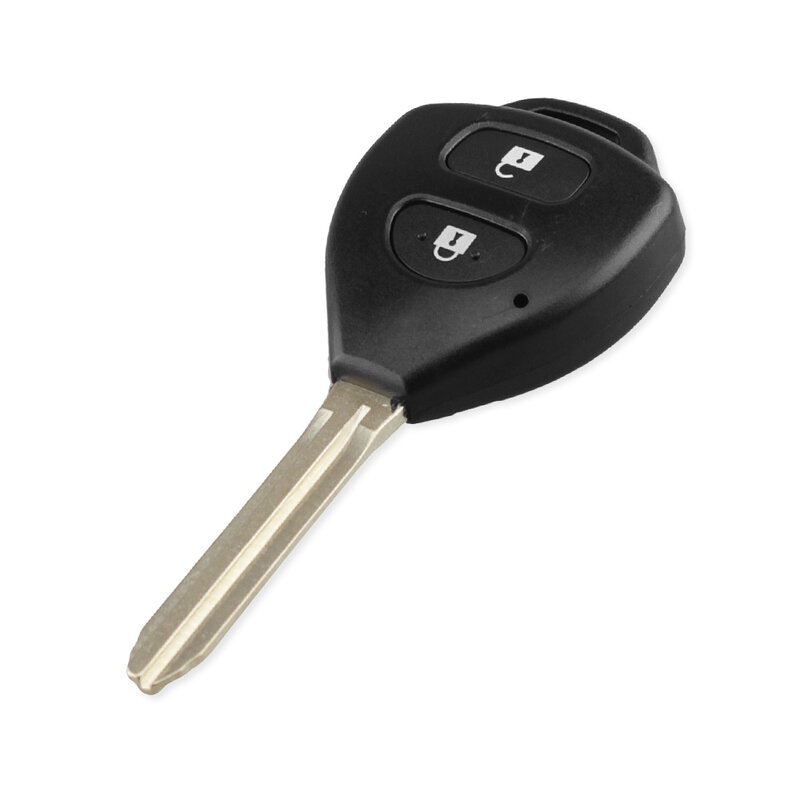 KEYYOU Key Shell For Toyota Corolla Camry Reiz RAV4 Crown Avalon Venza Matrix Blank 2/3/4 Button Remote Car Key Case TOY43 Blade