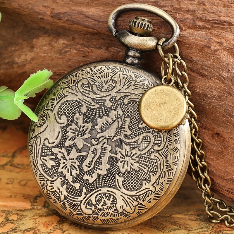 Reloj de bolsillo de cuarzo con diseño de carrete de rueda analógica de engranaje hueco, collar Steampunk, cadena de suéter, reloj colgante con accesorio de engranaje 2022