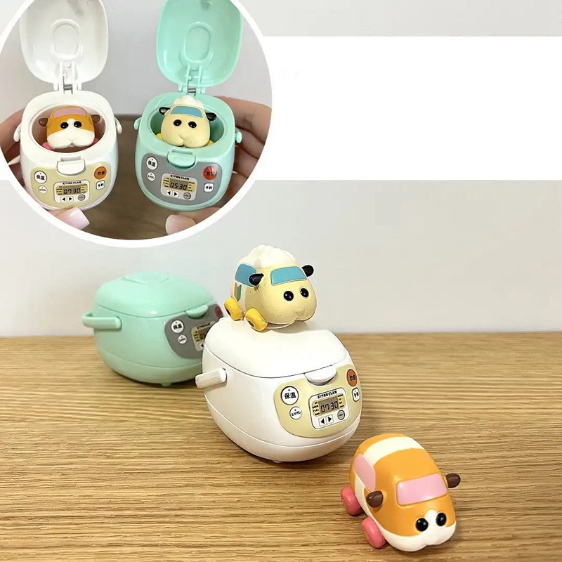Giappone KITAN Gashapon capsula giocattolo modello in miniatura Mini fornello di riso elettrodomestico da cucina Gacha ornamenti da tavola regali per bambini