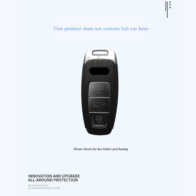 Funda de TPU para mando a distancia de coche, Carcasa protectora para Audi A3, A4, B9, A6, A7, 4K, A8, e-tron, Q5, Q8, C8, D5, SQ8, accesorios para coche