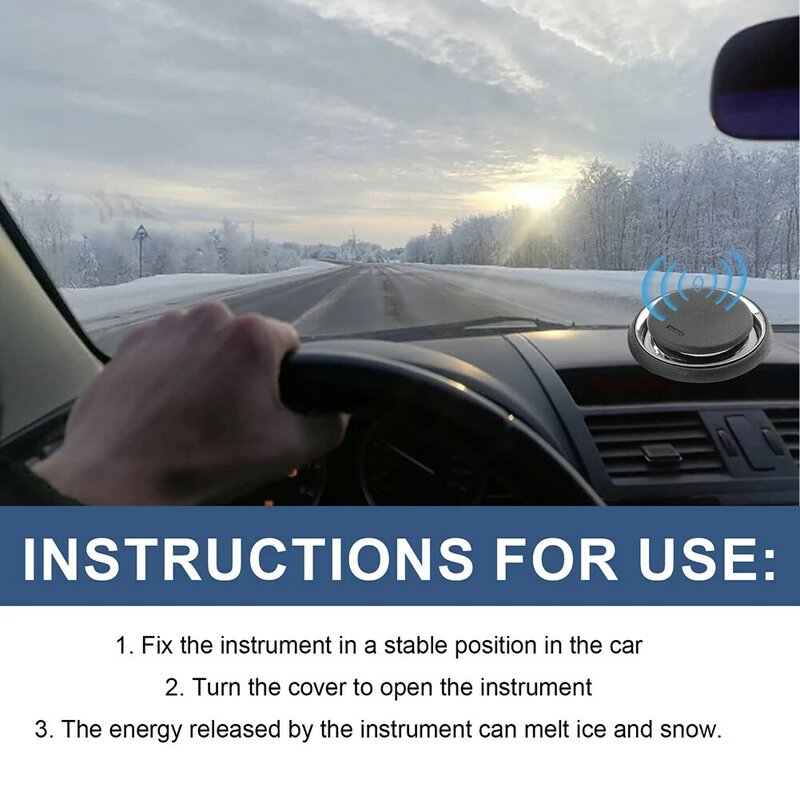 Electromagnetic Molecular Interference Antifreeze Snow-Removal Instrument  Car✓