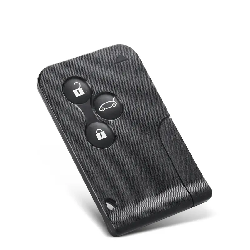 KEYYOU – coque de remplacement pour télécommande à 3 boutons pour Renault Clio Logan Megane 2 3 Koleos Scenic avec petite clé