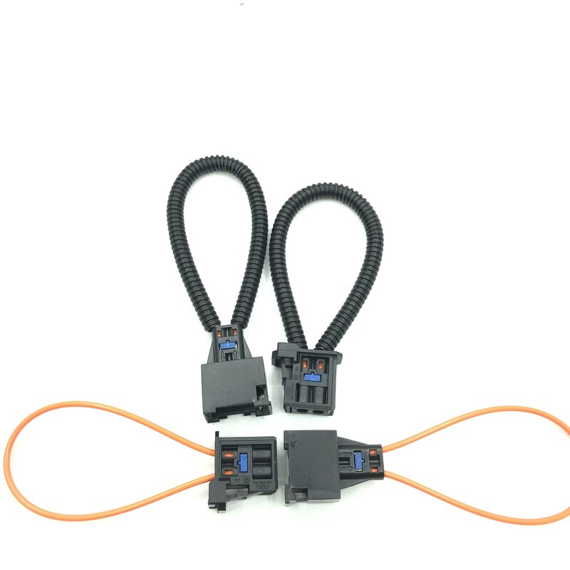 1Pc cavo adattatore maschio bypass loop in fibra ottica per Audi BMW Porsche Mercedes-Benz