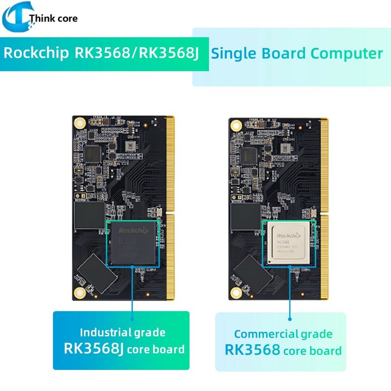Open Source Single Board Computer, Rockchip RK3568, SBC Industrial, 1000M Ethernet, TP-2 Run, Android, Linux, ARM AI Motherboard