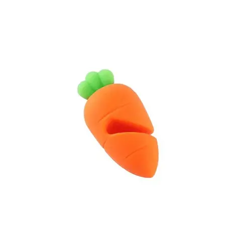 Prevent Overflow Practical Kitchen Gadgets Cute Carrot Pot Covers Anti-overflow Lifting Soup Spoon Shelf Holder Spoon Rests