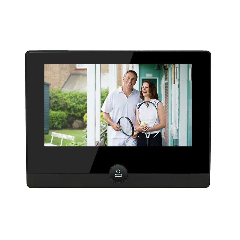 Tuya-Sonnette vidéo avec caméra judas, interphone à distance pour téléphone portable, WiFi, grand angle 4.3 °, sonnette intelligente, 138 pouces, LCD, W1