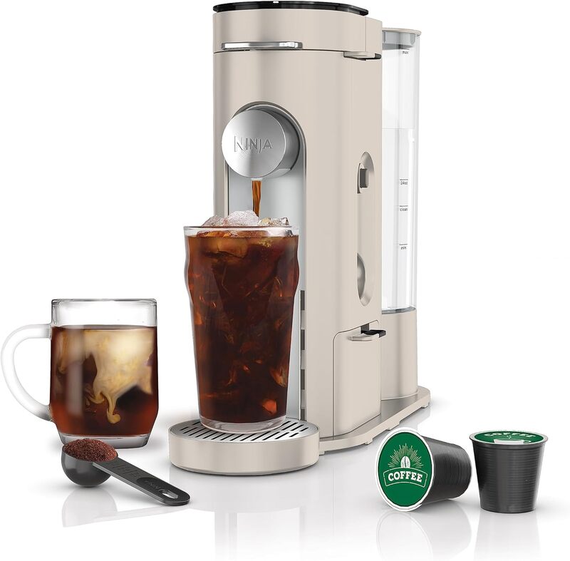 Ninja pb041st Pods & Boden Single-Serve-Kaffee maschine, K-Cup-Pod kompatibel, Brau platz, kompaktes Design, 56-Unzen