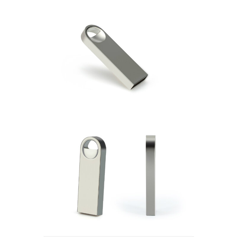 Chiavetta USB in metallo con Logo gratuito da 10 pezzi 2.0 Pendrive 64GB 32GB 16GB 8GB 4GB Micro USB Flash Memory Stick Pen Drive chiavetta Usb