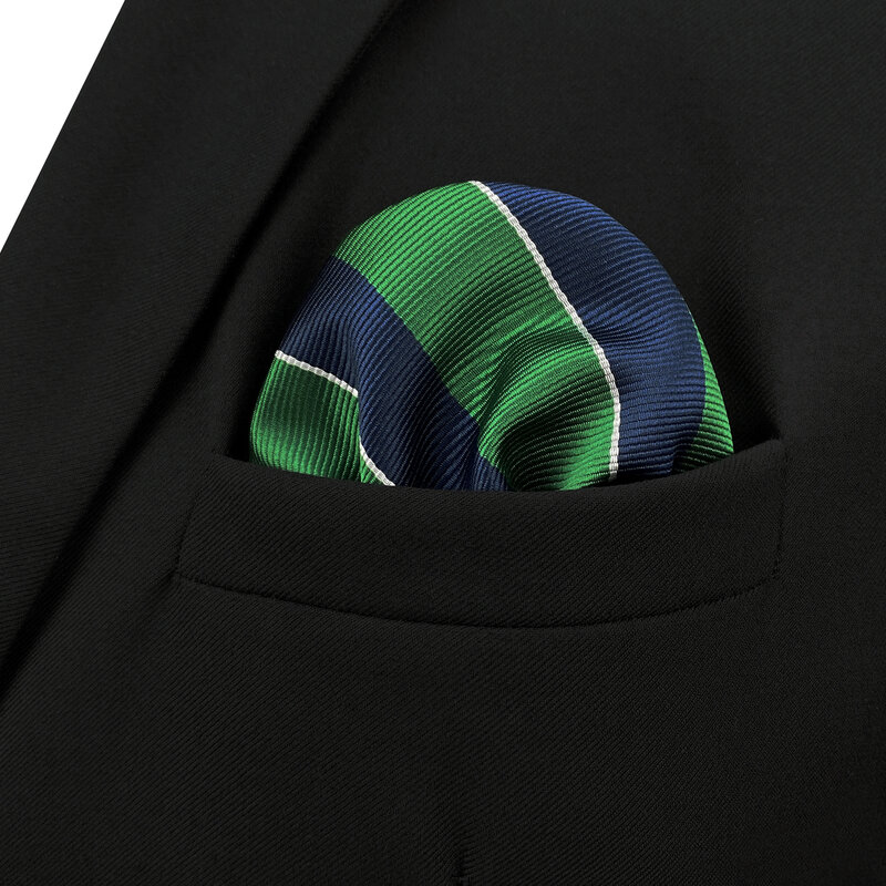 Hot Products Pocket Square Striped Mens Handkerchief Classic Wedding Accessory  Business