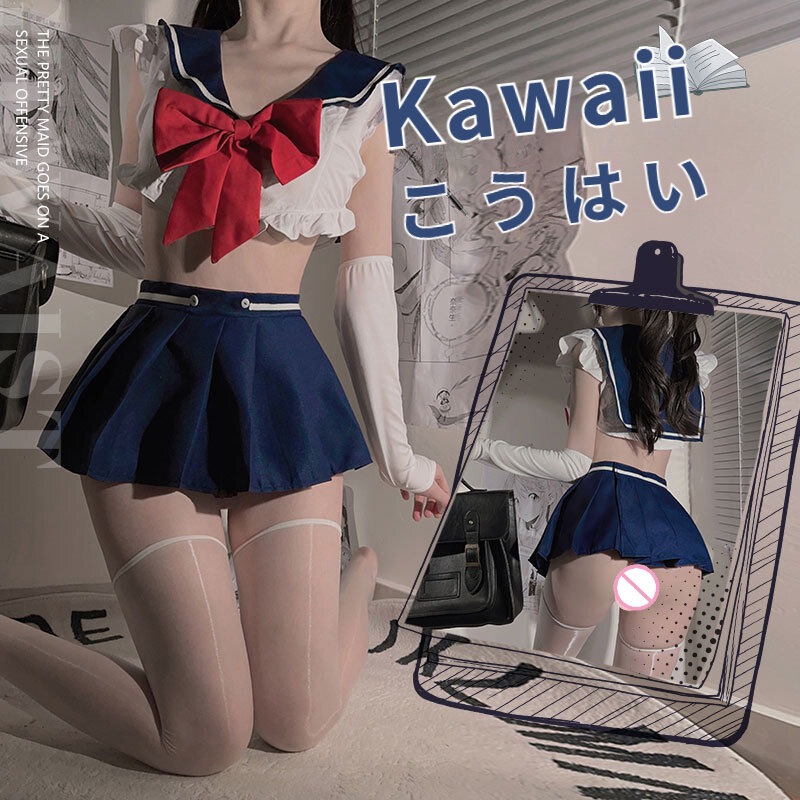 Costumi Cosplay della ragazza della scuola giapponese per il gioco di ruolo Set di biancheria intima delle donne Sexy Erotic Anime Student Uniform fisherapy Sexy Girl