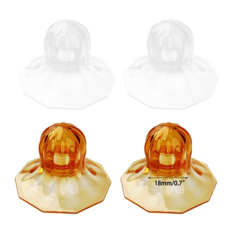 New 2PCS Silicone Nipple Correction Breast Correcting Shell Nursing Cup Braces Redress Niplette Correction Clamps Corrector