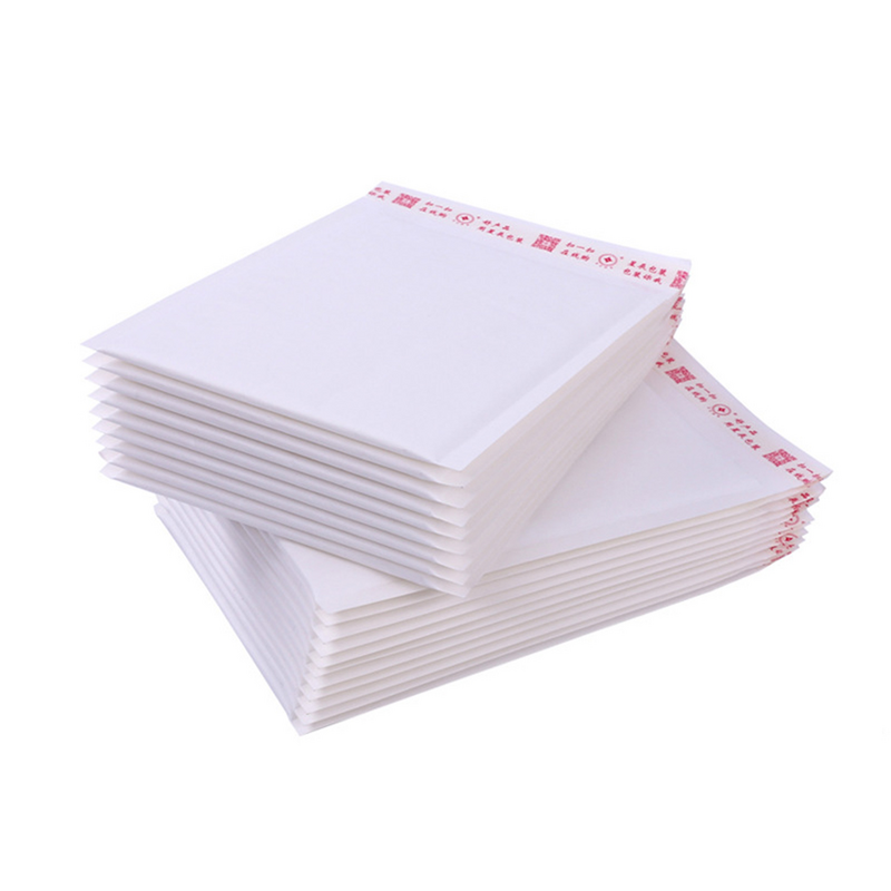 Enveloppe postale en film kraft blanc, personnalisation, style aléatoire, 150x180