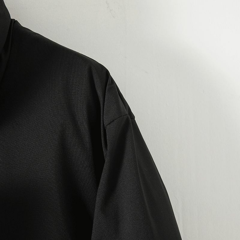 Chaqueta larga holgada informal para hombre, abrigo Retro de manga larga con cremallera, elegante, a la moda, novedad de 2024