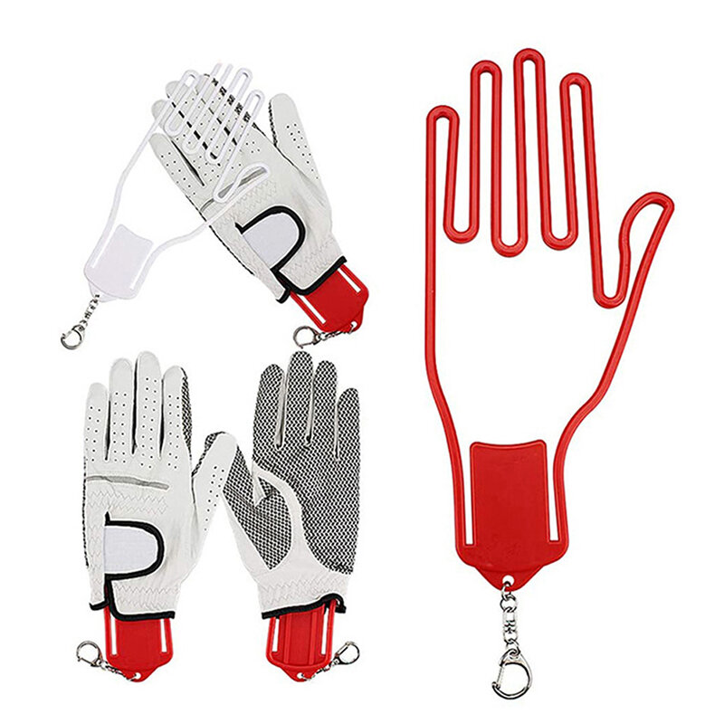 1pc Golf Gloves Stretcher Holder Keeper Hanger Gloves Support Frame Golf training aids Rack Dryer Hanger Stretcher