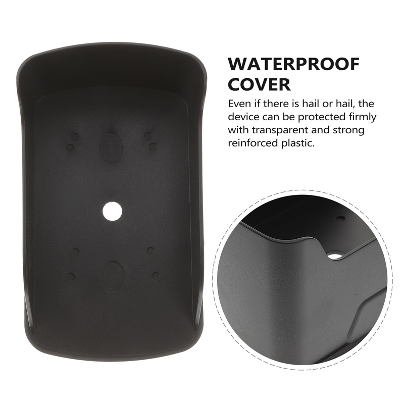 Timbre inalámbrico para exteriores, timbre de vídeo con Cable Wifi, impermeable, protección contra la lluvia, 17x10,5 cm, carcasa de plástico negro