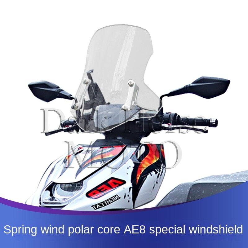 Dla CFMOTO ZEEHO AE8 zmodyfikowana szyba Chunfeng motocykl elektryczny skuter przednia szyba i osłona przeciwdeszczowa