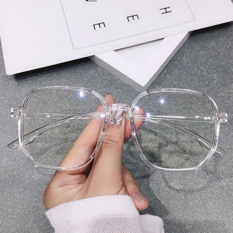 PC Oversized Anti Blue Light Computer Eyewear Frame Suitable For All Face Types Anti Harmful Blue