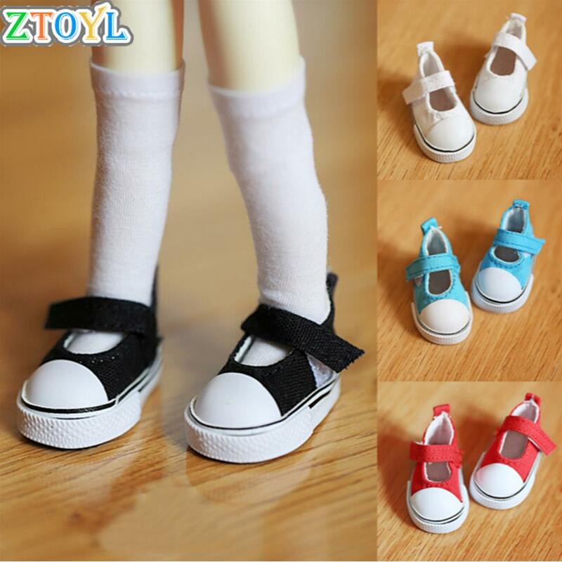 5cm sapatos de lona para bonecas legal moda mini sapatos de boneca para diy artesanal boneca do bebê tênis acessórios