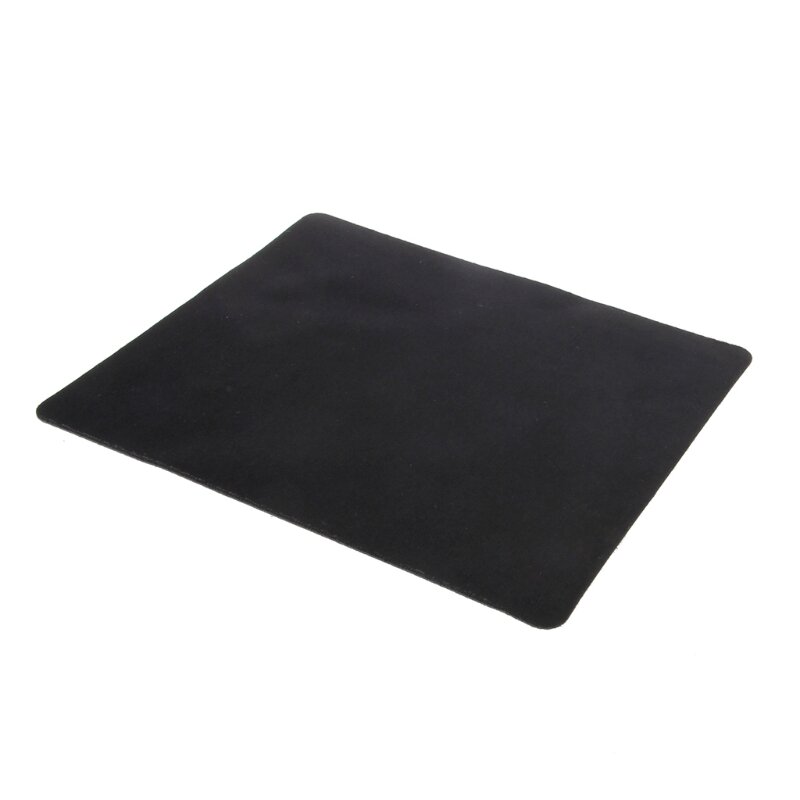 Mouse pad fino estendido e ergonômico, base borracha antiderrapante, preto para mouse óptico a trackball, dropshipping