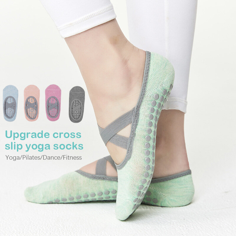 Anti Slip Yoga Socks For Children'S Professional Autumn And Winter Pilates Socks