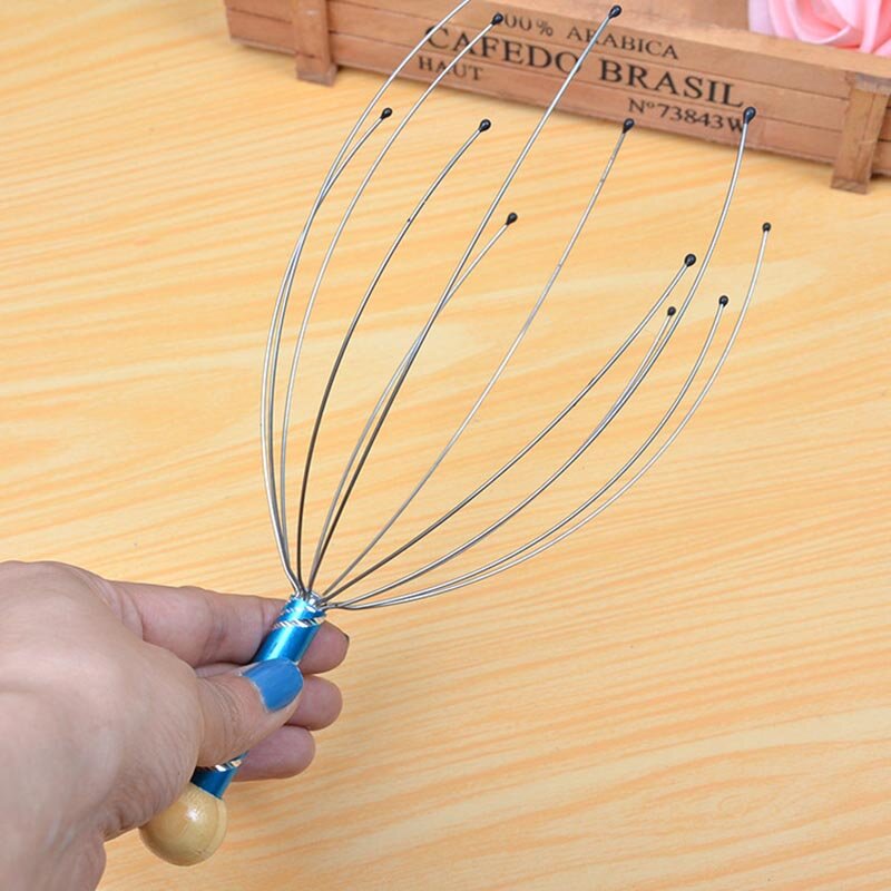 Testa Scratching Massage Claws Octopus Head Massager Scalp Scratcher Massage Claw piccolo artefatto Soul Extraction Extractor
