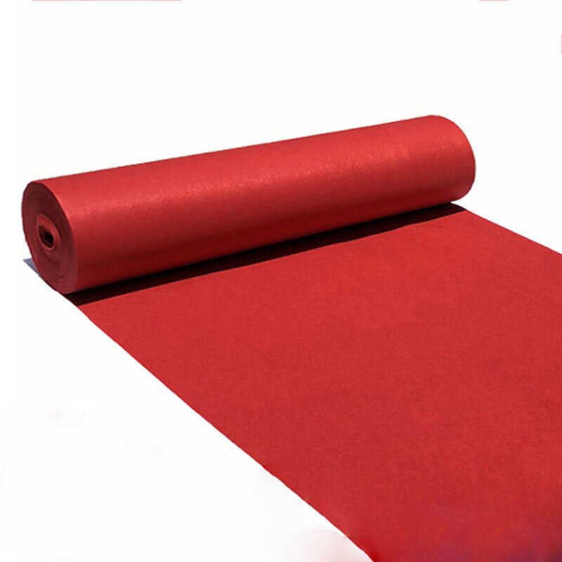 Tapis rouge de longueur personnalisée pour la décoration de mariage, tapis de fête, tapis d'allée, tapis rouge pour les événements, les célébrations et les récompenses