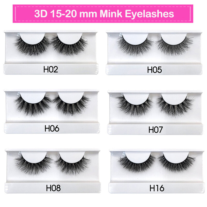 5/10 Pairs False Eyelashes Natural Long Faux 3D Mink Lashes Makeup Soft Half False Lashes Handmade Fake Eyelash Extension