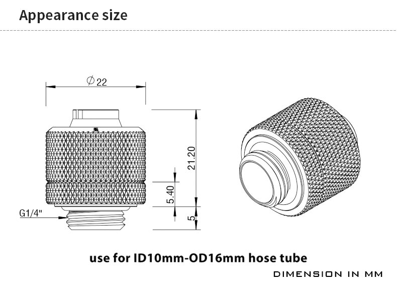 8 pezzi 10 pezzi 12 pezzi per tubi morbidi ID10mm OD16mm 3/8 ''ID 5/8" OD o ID10mm OD13mm tubo 3/8 "ID 1/2" OD G1/4 ''raccordi per tubi