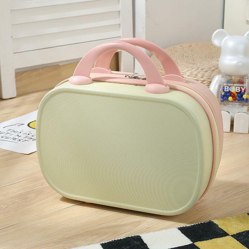14 Inch Carrying Pouch Travel Case Hard Shell Organizer Bag Small Portable Suitcase Mini Hand Luggage Cosmetic Case Makeup