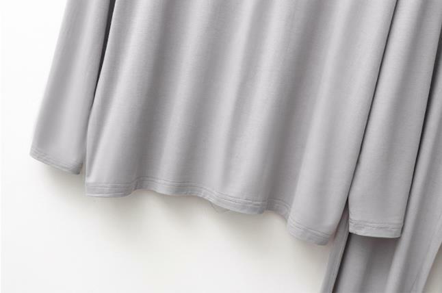 Fdfklak Pijama Hombre Set Pakaian Tidur Nyaman Modal Baru Celana Panjang Lengan Panjang Setelan Rumah Pakaian Tidur Pria Piyama Pria Santai