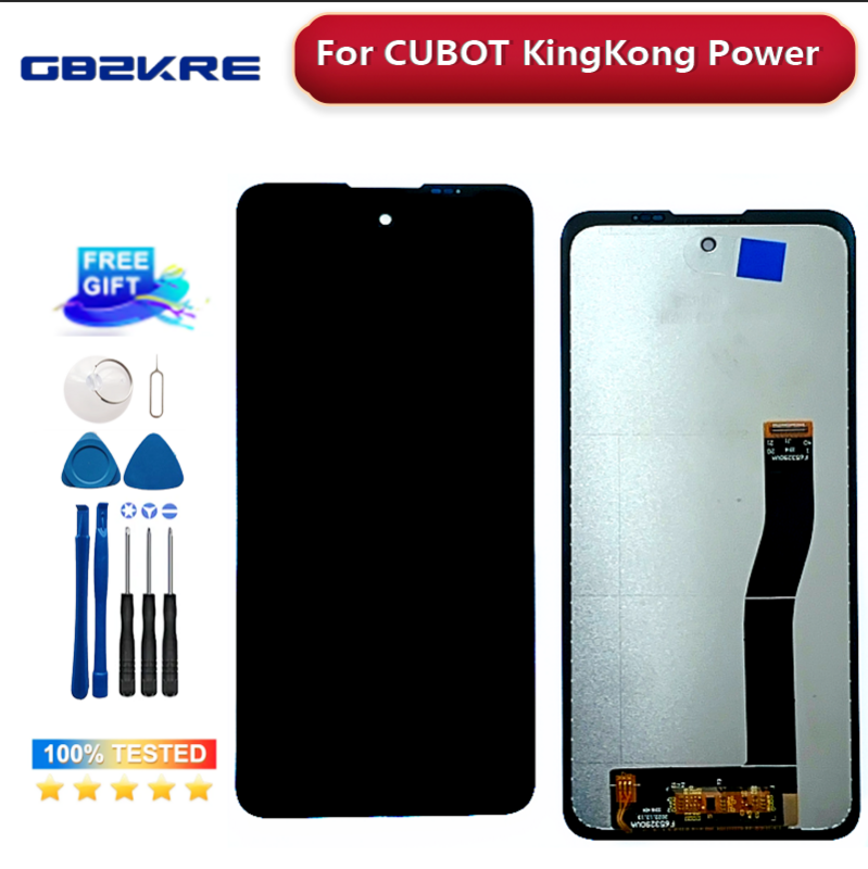 100% New Original Touch Screen LCD Display For CUBOT KingKong Power Perfect Replacement Parts Free Tools