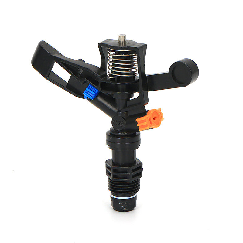 Agriculture Plastic Rocker Nozzle Irrigation Lawn Sprinkler With 1/2 Inch Male Connector Garden Watering Rotating Sprinkler