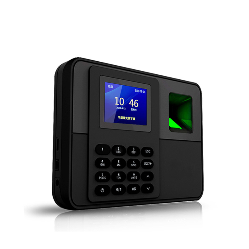 Toegangscontrole Werknemer Ponskaart Tijdregistratie Machine Biometrische Vingerafdrukherkenningsapparaat