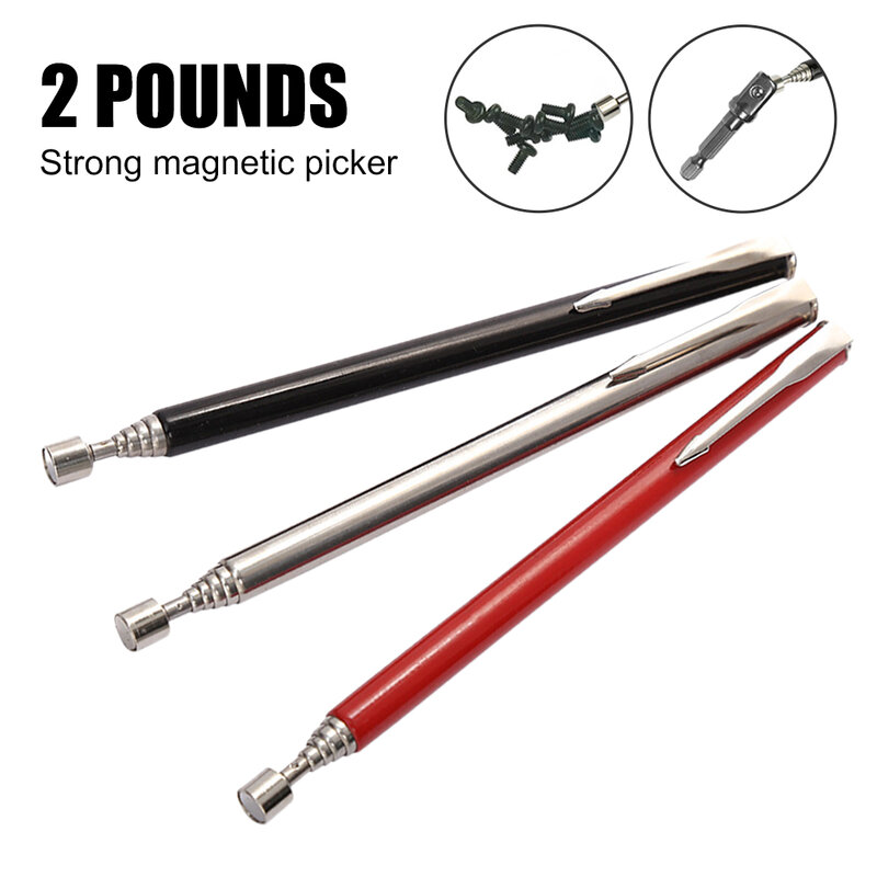 Mini Draagbare Telescopische Magnetische Magneet Pen Handige Tool Capaciteit Voor Picking Up Moer Bout Schroeven Uitschuifbare Pickup Staaf Stok