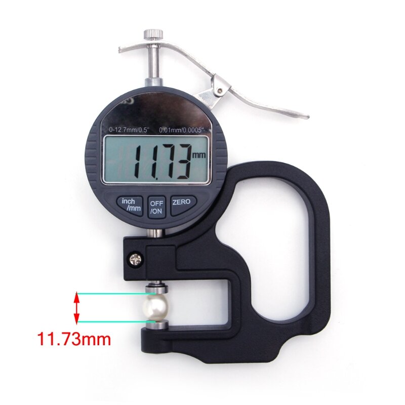 Micromètre électronique numérique, jauge d'épaisseur 0-12.7mm, testeur profondeur 0.01mm